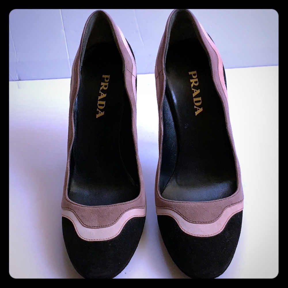 Prada Suede Pumps, Women’s Sz 5.5 (EU 35.5) Italy